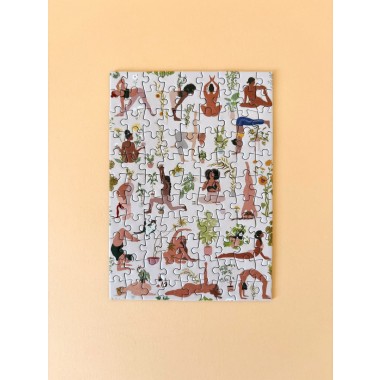 Piecely Plant Yoga Minipuzzle, 99 Teile