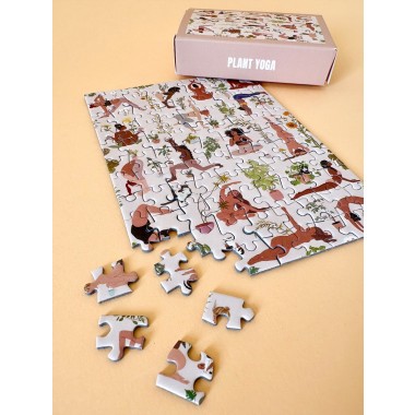 Piecely Plant Yoga Minipuzzle, 99 Teile