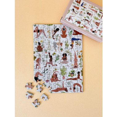 Piecely Plant Yoga Minipuzzle, 99 Teile