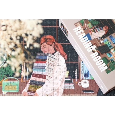 Piecely Reading Room Puzzle, 1000 Teile