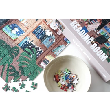 Piecely Reading Room Puzzle, 1000 Teile