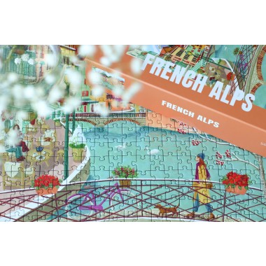 Piecely French Alps Puzzle, 500 Teile