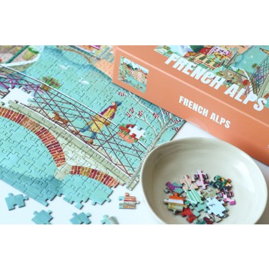 Piecely French Alps Puzzle, 500 Teile