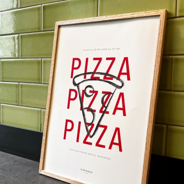 Pizza Lover | A3 Poster, Plakat | Slow Sunday Studio