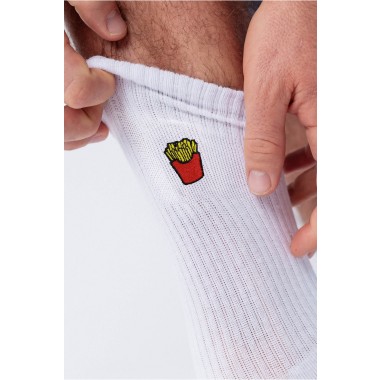 Pommes | Bestickte Bio Baumwoll Socken