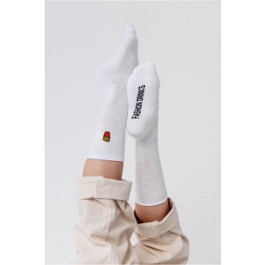 Pommes | Bestickte Bio Baumwoll Socken