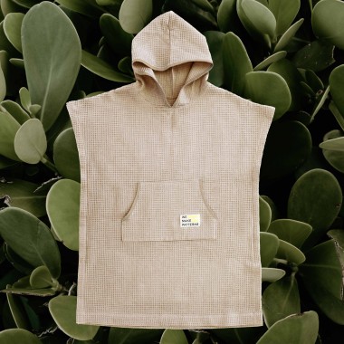 We Make Patterns - Handtuch Poncho Sand