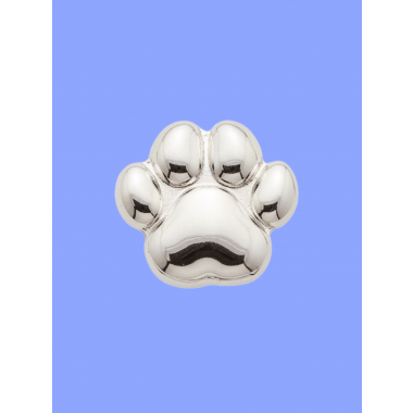 Pfote Silber Hundehalsband Anhänger - PawPopz