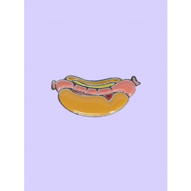 Hotdog Wurst Hundehalsband Anhänger - PawPopz