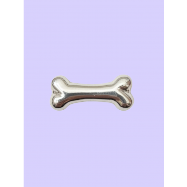 Knochen Silber Hundehalsband Anhänger - PawPopz
