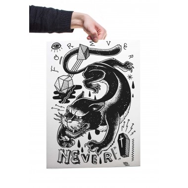Poster »Black Panther« 50x70cm