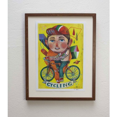 Artprint »Cyclist« DIN A3