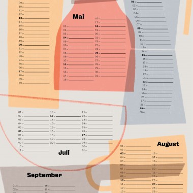 Kalender »Kitchen« 2025 / fidu—fine paper goods