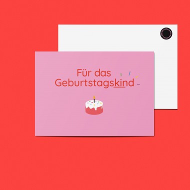 Girls in Motion Geburtstagskind Postkarte A6
