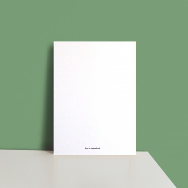 Glückwunschkarte zum Geburtstag, 3er-Set, A6 Postkarte aus Naturkarton von issgut