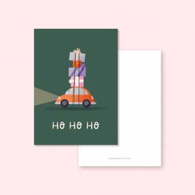 Ho ho ho / Postkarte A6 / Svea Hansohn Illustration