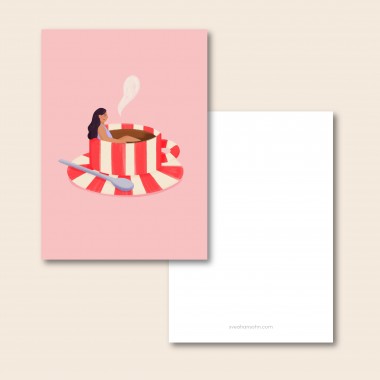 Drinks Postkarten / 6er Set A6 / Svea Hansohn Illustration