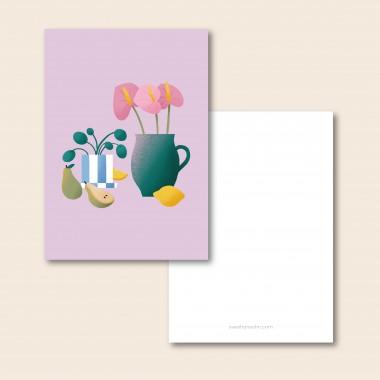 Stillleben Postkarten / 3er Set A6 / Svea Hansohn Illustration