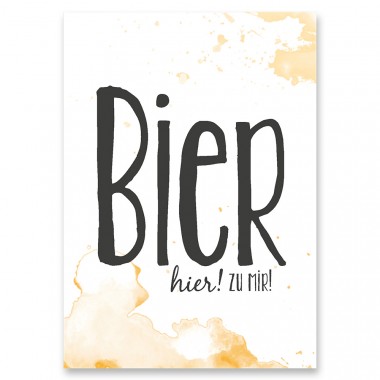 Frau Schnobel Grafik
Postkarte "Bier"
4er-Set