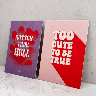 Too Cute To Be True | Grußkarte, Postkarte | Slow Sunday Studio