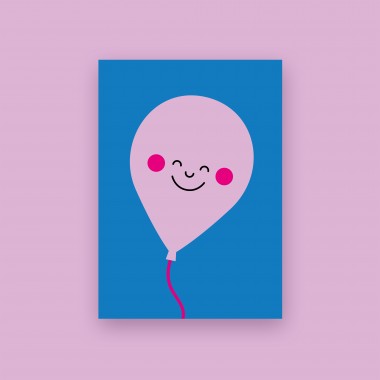 Karte "BALLON" im 3er Set
