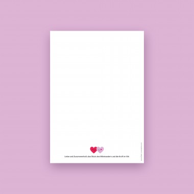 Karte "LIEBE" im 3er Set