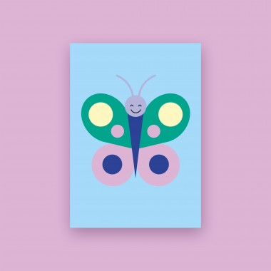 Karte "SCHMETTERLING" im 3er Set