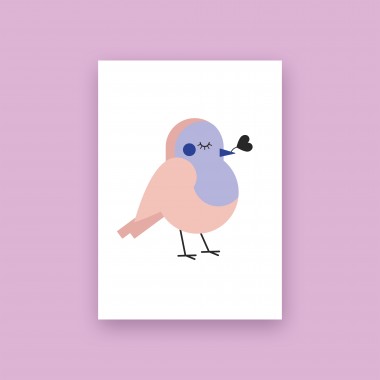 Karte "VOGEL" im 3er Set