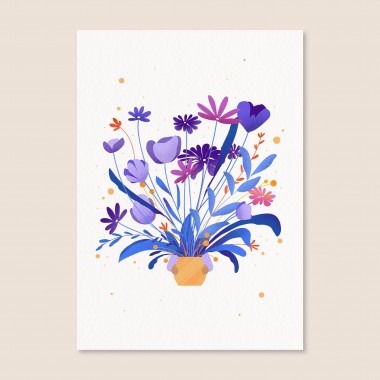 Wildblumen / Kunstprint A4, A5 / Svea Hansohn Illustration