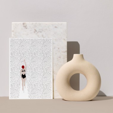 Amy & Kurt Berlin A4 Artprint "Punktschwimmer"