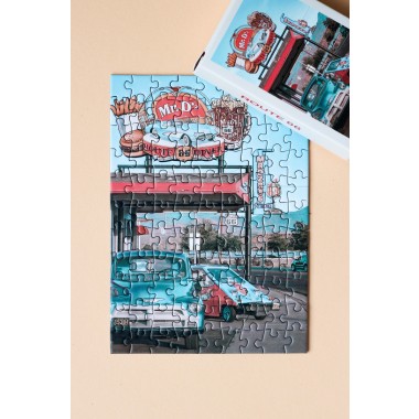 Puzzlery Route 66 Minipuzzle, 99 Teile