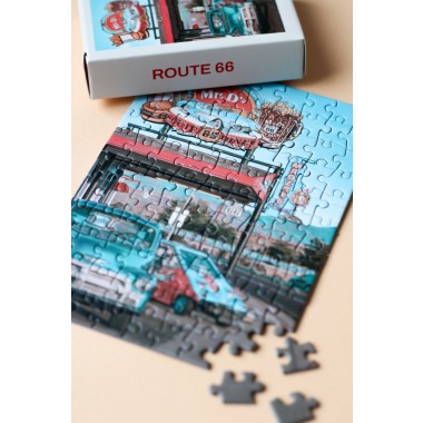Puzzlery Route 66 Minipuzzle, 99 Teile
