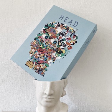 Das Puzzle Kollektiv - Puzzle "Head" 1000 Teile