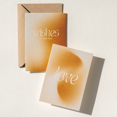 "Wishes do come true" Postkarte mit Briefumschlag von REYOUNITE