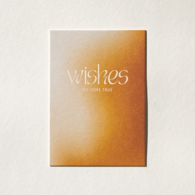 "Wishes do come true" Postkarte mit Briefumschlag von REYOUNITE