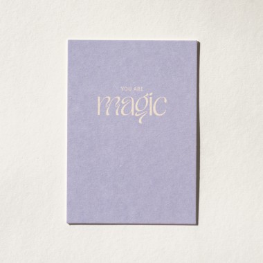 You are magic. Postkarte mit Briefumschlag. Von REYOUNITE