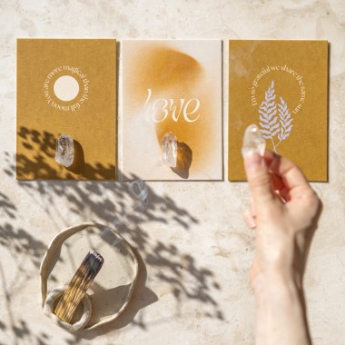 "I'm so grateful we share the same sun" Postkarte mit Briefumschlag von REYOUNITE