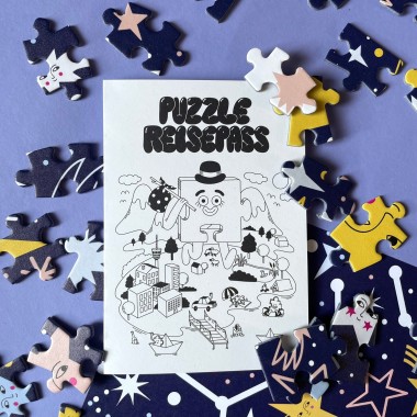 Das Puzzle Kollektiv - Puzzle "Zoom To The Moon" 200 Teile