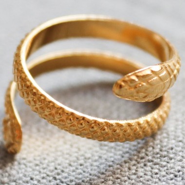Anoa Ring Schlange Gold Schlangenring