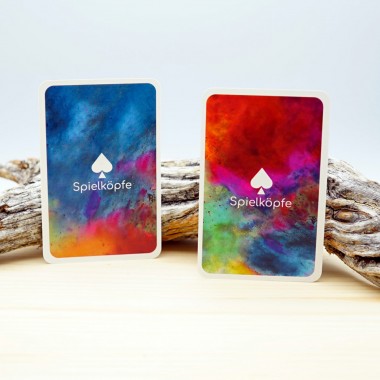 Geschenkeset: Spielköpfe Rommé