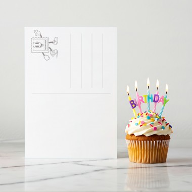 Hey Urban Monkey - Geburtstagskarten Retro-Stil 2er Set