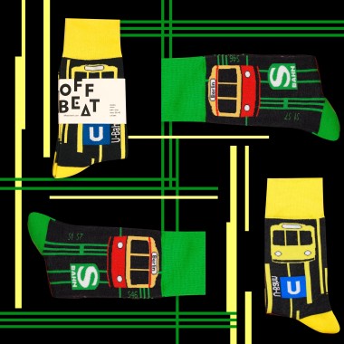 Berlin S-Bahn Socken von Offbeat