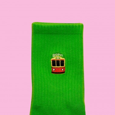 Gerippte S-Bahn Berlin Socken von Offbeat