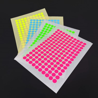 REMOVABLE PAPER STICKY DOTS / For NOW IS BETTER Calendar / 4 sheets