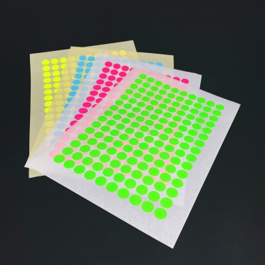 PAPER STICKY DOTS / For NOW IS BETTER Calendar / 4 sheets