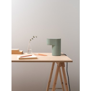 Tischlampe – plissiert und farbenfroh [S7]