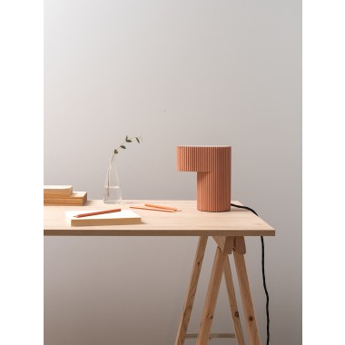 Tischlampe – plissiert und farbenfroh [S7]