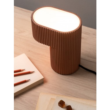 Tischlampe – plissiert und farbenfroh [S7]