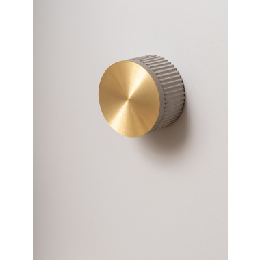 Wandlampe mit Rundumlicht- plissiert und farbenfroh [S8]