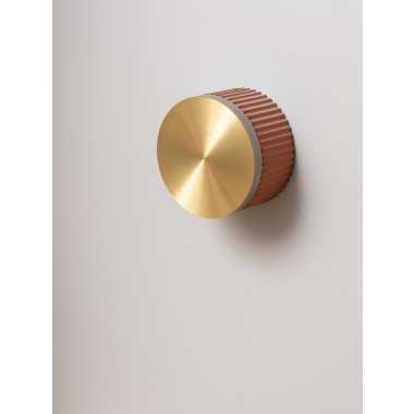 Wandlampe mit Rundumlicht- plissiert und farbenfroh [S8]